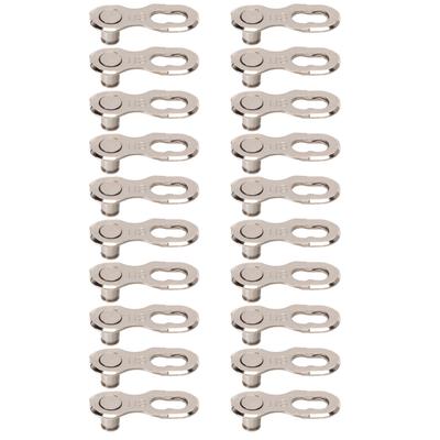 10 Paar 11 Speed Mountain Road Bike Ketting Connector Snelontgrendeling Fietsketting Schakel Connector voor Fietsen Zilver
