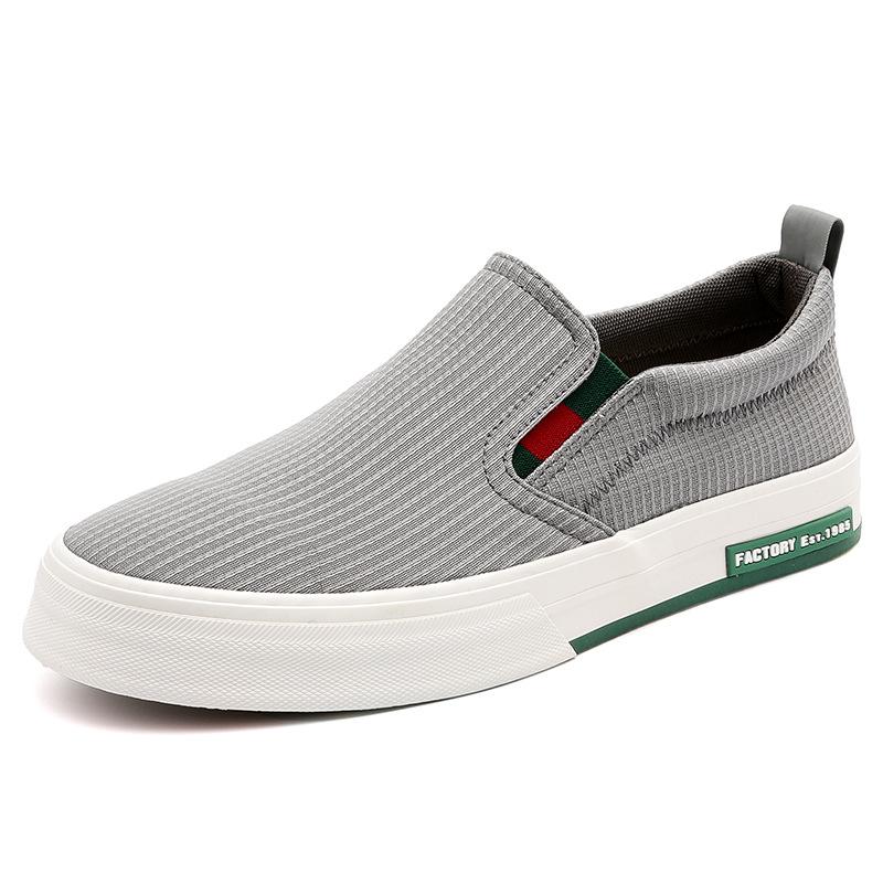 New Spring Men's Shoes Korean Versatile Niche Design Casual Men's Canvas Shoes Flat Low Top Shoes