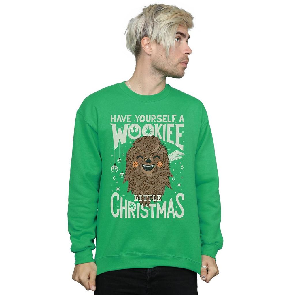 STAR WARS Wookiee Little Christmas Sweatshirt für Herren