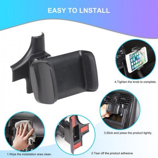 Dash Phone Mount Phone Stand Bracket Holder Clip for Corvette C6 2005-2013