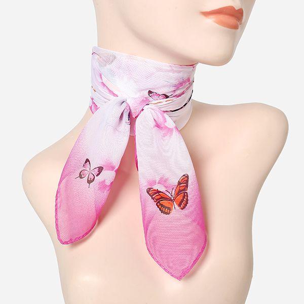 Spring Thin Square Small Handkerchief for Women Summer Decoration Fashionable Neck Protection Scarf Winter Scarf