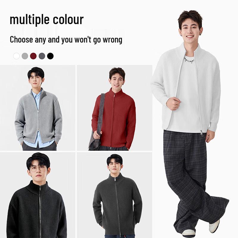 Baleno Men's Stand Collar Knitted Windproof Jacket