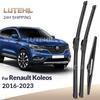 Για Renault Koleos HZG MK2 2016- 2017 2018 Υαλοκαθαριστήρες Μπροστινά & Πίσω Λεπίδες Υαλοκαθαριστήρα Παρμπρίζ Παράθυρο Βούρτσες 26"+16"+9"