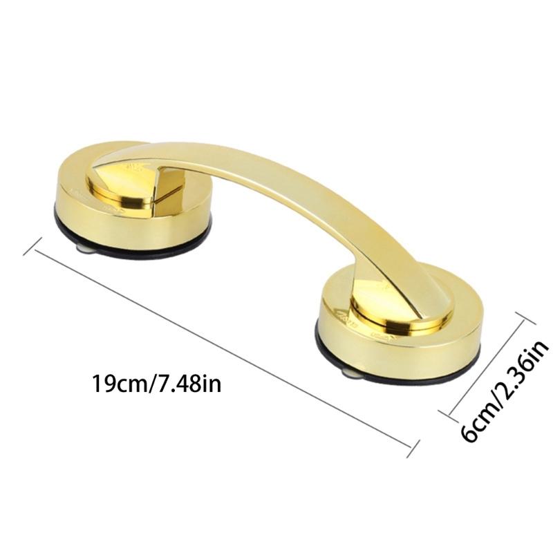 Safety Hand Rail Support Shower Grab Bar with Anti-slip Grip Bathroom Senior Assist Bath Handle Suction Grab Bars