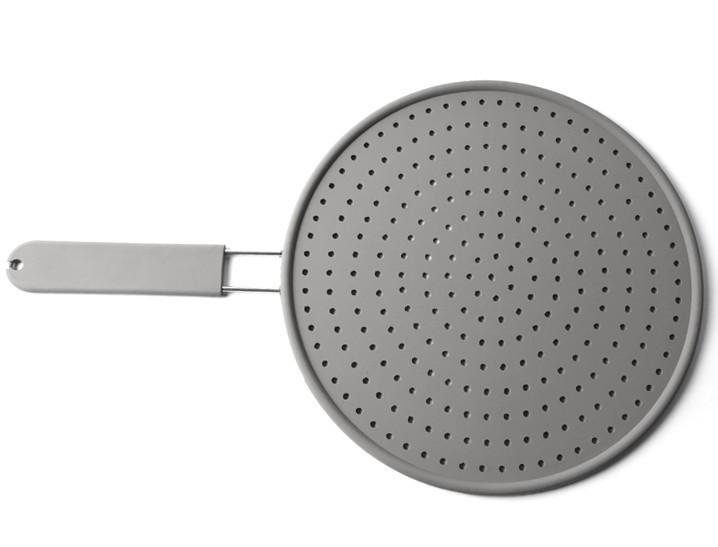 

Силиконовая кухонная защита от брызг с ручкой, жаропрочная защита от брызг масла, крышка сливной доски, крышка кухонной сковороды