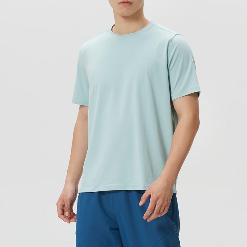 Under Armour Solid Color Breathable Round Neck Sports T-Shirt Men tops 1386973-477