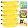 8pcs Banana Props Yellow Inflatable Banana Festival Party Decoration Toss Beach Toy Inflatable Decoration 60x16cm