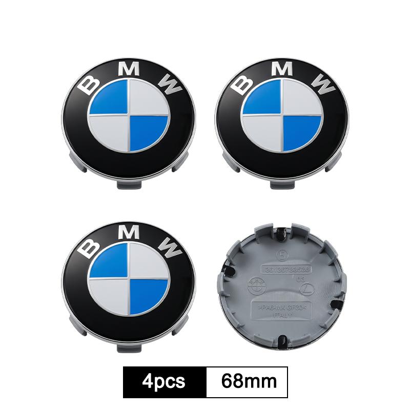 

4PCS 56/68MM Car Emblem Wheel Center Hub Cap Covers Auto Rim Cover For BMW E46 E39 E90 E60 E36 F30 F10 E34 E30 F20 E92 M3 M4 M5 X3 X4 X5 X6 X7