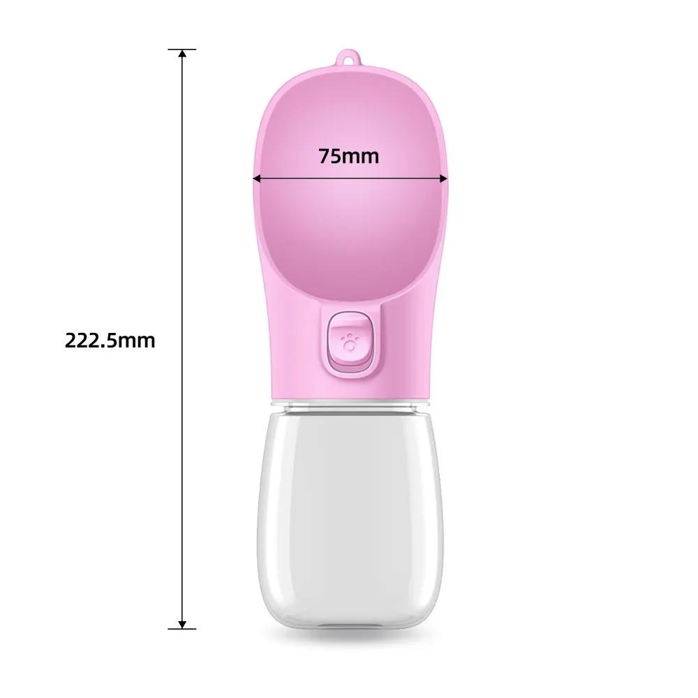 Portable Dog Water Bottle Tumbler Outdoor Travel Walking Leak-proof Dog Water Fountain Cat Water Fountain Dog Accessories
