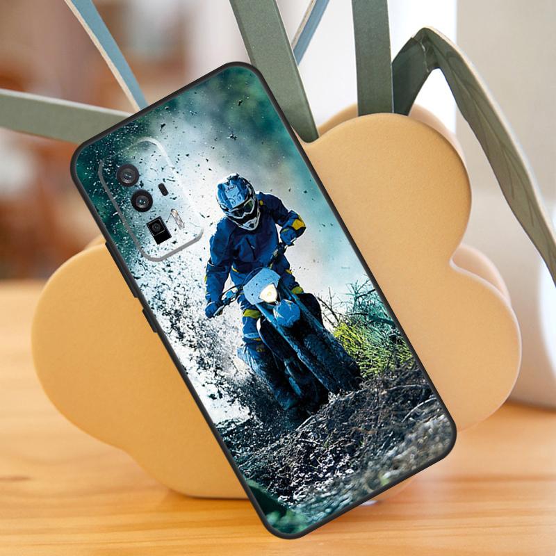 Moto Cross Motorcycle Sport Case For Xiaomi 13T 11T 12T Pro 13 14 Ultra 12 Lite POCO F6 F5 X6 Pro M6 X3 X5 M5s F3 Cover