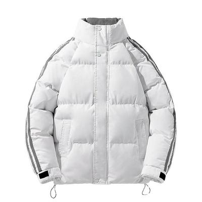 Men's Winter Loose Stand Collar Cotton Jacket: Trendy, Warm, Casual Sports Style for Couples