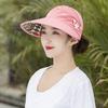 Women S Summer Visor Hat Large Brim Foldable Pearl Sun Hat Uv Protection Outdoor Lightweight Sun Cap