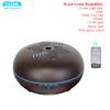 Air Humidifier Essential Oil Diffuser Aromatherapy Ultrasonic Aroma Remote Wood Grain With 7 LED Light 550ML For Home Office