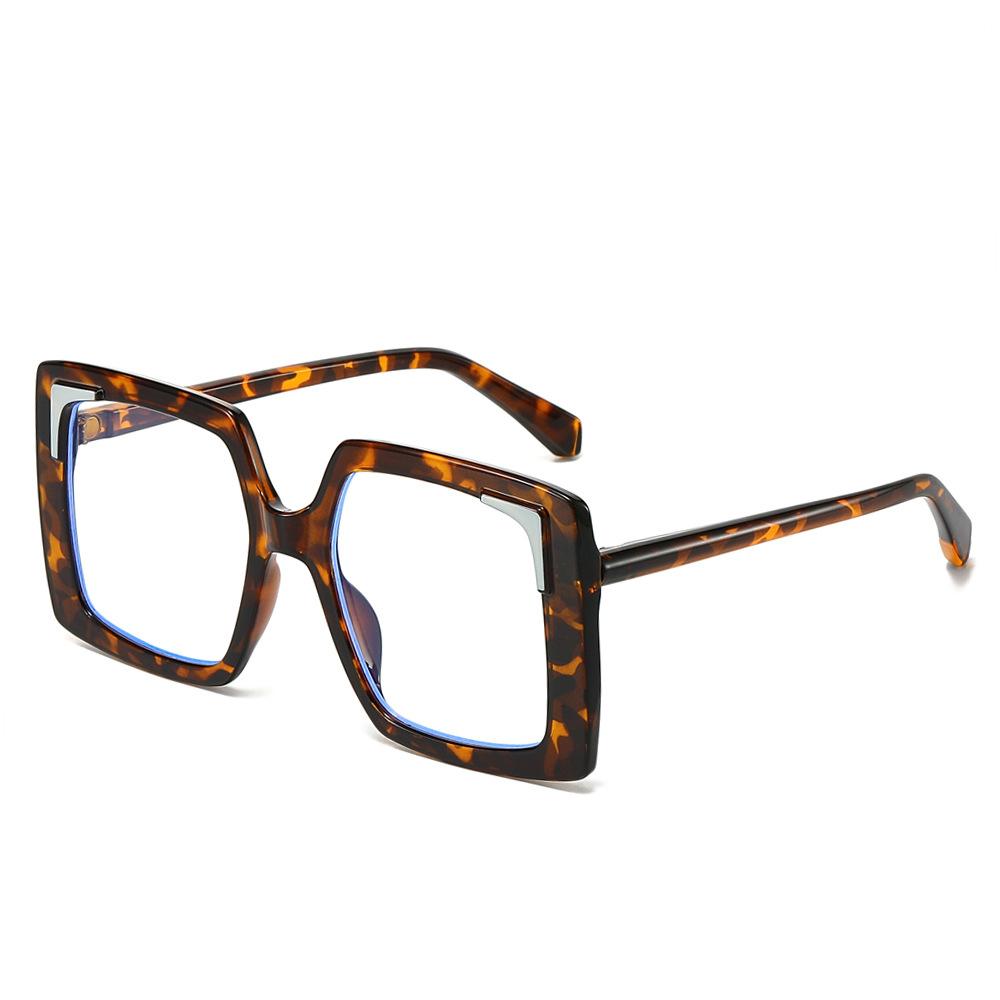High Quality High End Designer Style Retro Edgy Punk Trendy Oversized Square Shaped Female For Both Male Sun Glasses
