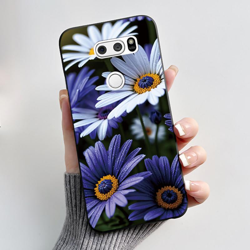 Casing For LG V30 V30+ V30S V30S+ V35 V35+ ThinQ Slim Soft Black Silicon Case Aesthetic Luxury Cute Cool Boys Girls Back Cover