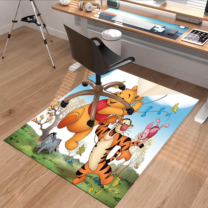 Winnie Pooh Friends Carpet For Playroom Bedroom Living Room Sofa Home Decorkids Game Area Rug Nonslip Floor Mat