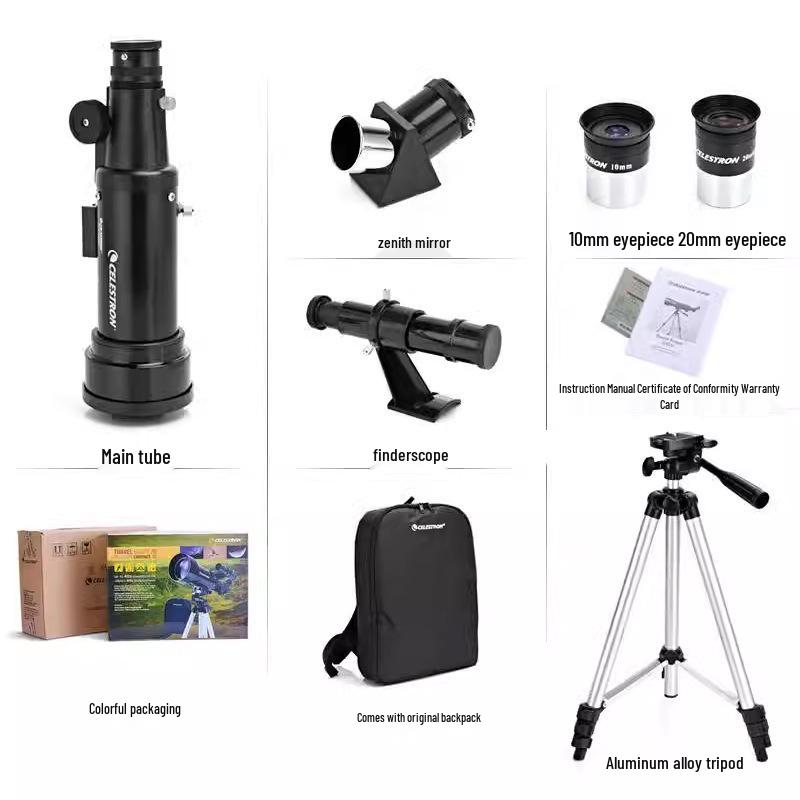 Celestron 70400 High Magnification Telescope for Entry-Level Stargazing and Deep Space Exploration