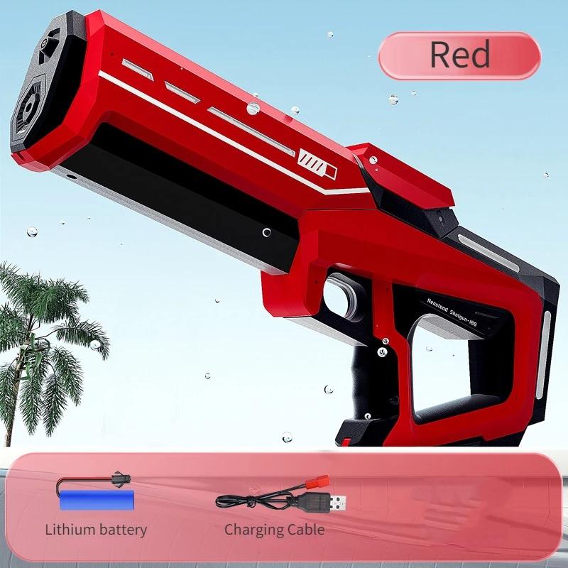 

Electric Water Guns For Adults Shooting Plaything Automatic Water Suction Water Blasters Summer Outdoor Beach Plaything For Young Boys Kids Game