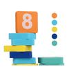 Kids Math Finger Counting Montessori Toys Wooden Number Math Learning Games Intellectual Development Teaching Aids for Toddlers