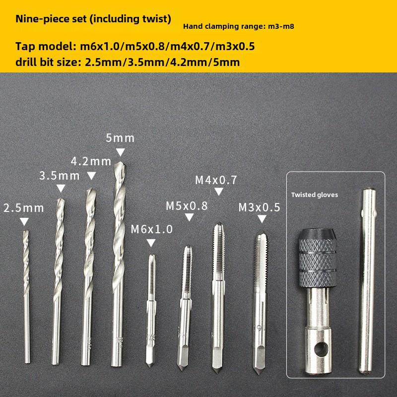 

Метрический набор метчиков и плашек - Ручные инструменты для восстановления резьбы