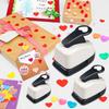 Pliers Mini Small  Metal Single One 1 Hole Heart Paper Edge Puncher for Leather for Scrapbooking