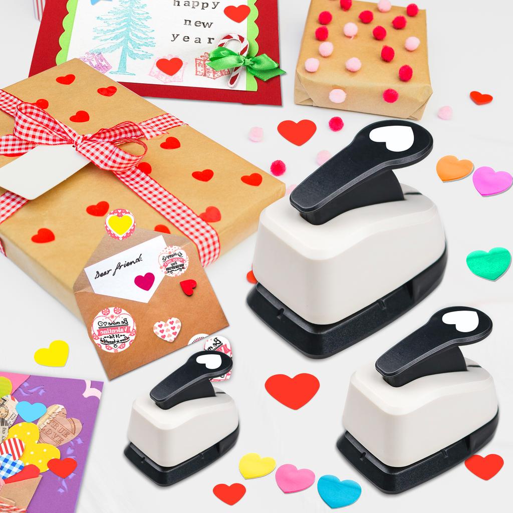 Pliers Mini Small  Metal Single One 1 Hole Heart Paper Edge Puncher for Leather for Scrapbooking