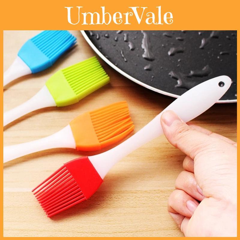 Stylish Heat Resistant Silicone Oil Brush And Spatula Perfect For Bbq And Baking