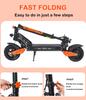 G2 MAX 1200W 48V 21ah 55 KM/H elektrische step, opvouwbaar, met zadel, voor stads- en off-road gebruik E Scooter