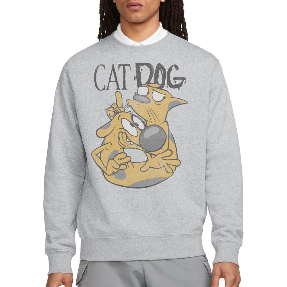 CatDog Unisex Adult Stuck Together Sweatshirt