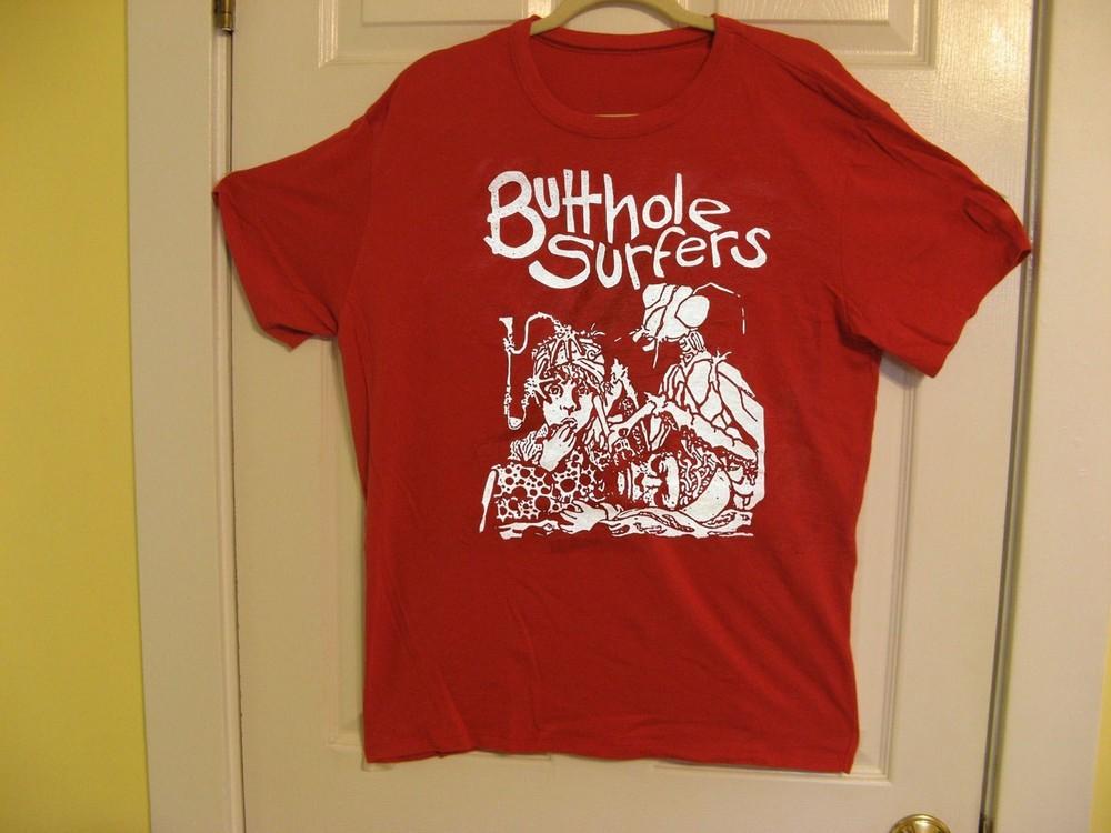 

Butthole Surfers Cotton Red COlor Shirt Unisex Concert S to 5XL AR390 Unisex T-Shirt L