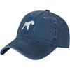 Gorra de Béisbol para Perro Schnauzer Algodón Lavado Gorra de Papá Desgastada Unisex Sombrero de Sol Casual