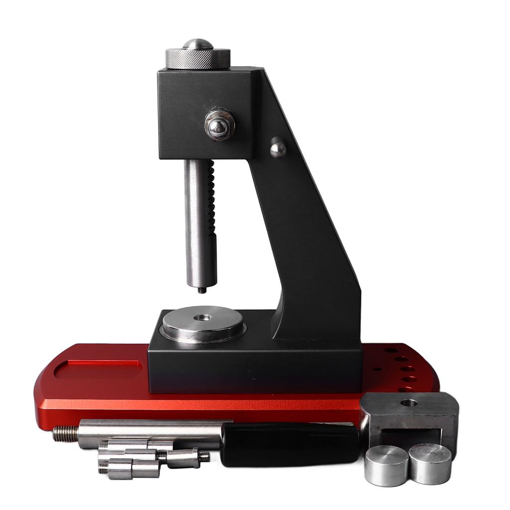Watch Press Tool Set Watch Back Pressing Machine Bottom Pressing Bench Metal Repair Tools Set Red Grey