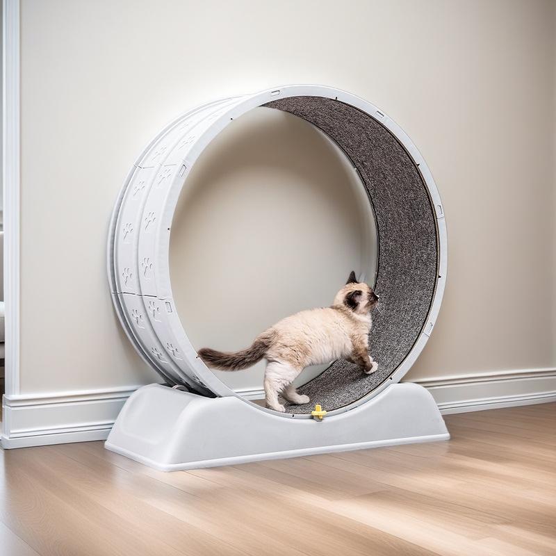 Silent Cat Treadmill Running Wheel Exercise Fitness Scratching Board Large Cat Tree Toy for Cats