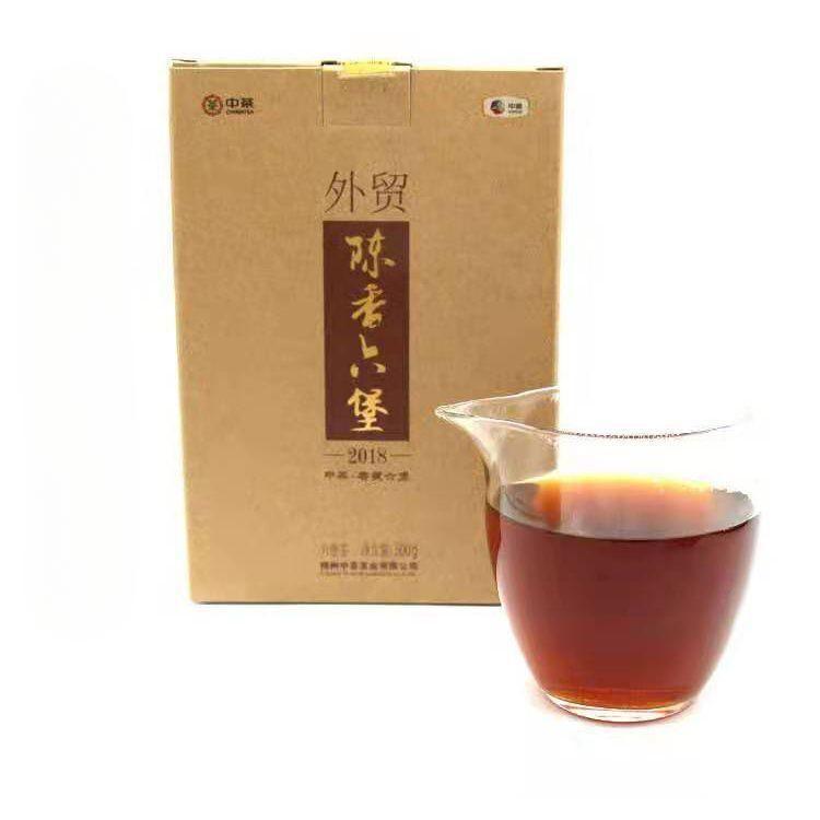 2019 Zhongcha Liupao Tea Hei Cha China Liu Bao Cha Dark Tea Foreign Trade 500g