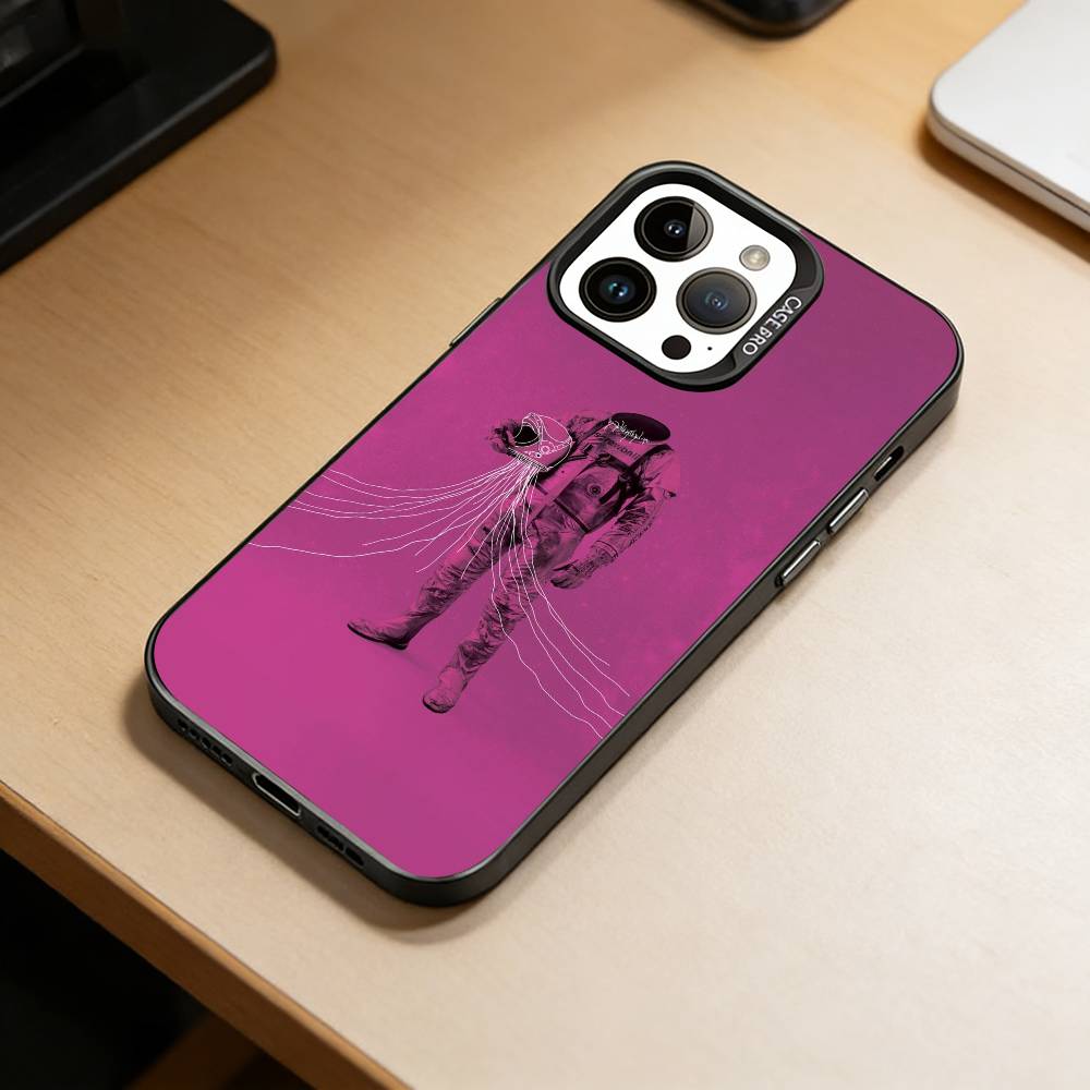 KK-Kasabian  Phone Case For iPhone 17,16,15,14,13,12,11 Plus,Pro Max,XS,Colorful Silver Black Cover