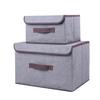 Large Capacity Foldable Non-Woven Fabric Storage Bin for Home Organization