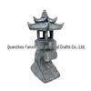 Zen Style Imitation Stone Pagoda Lantern: Chinese Courtyard Garden Art Ornament.