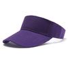 European & American Solid Color Summer Visor Cap - Sun Protection Baseball Sports Hat.