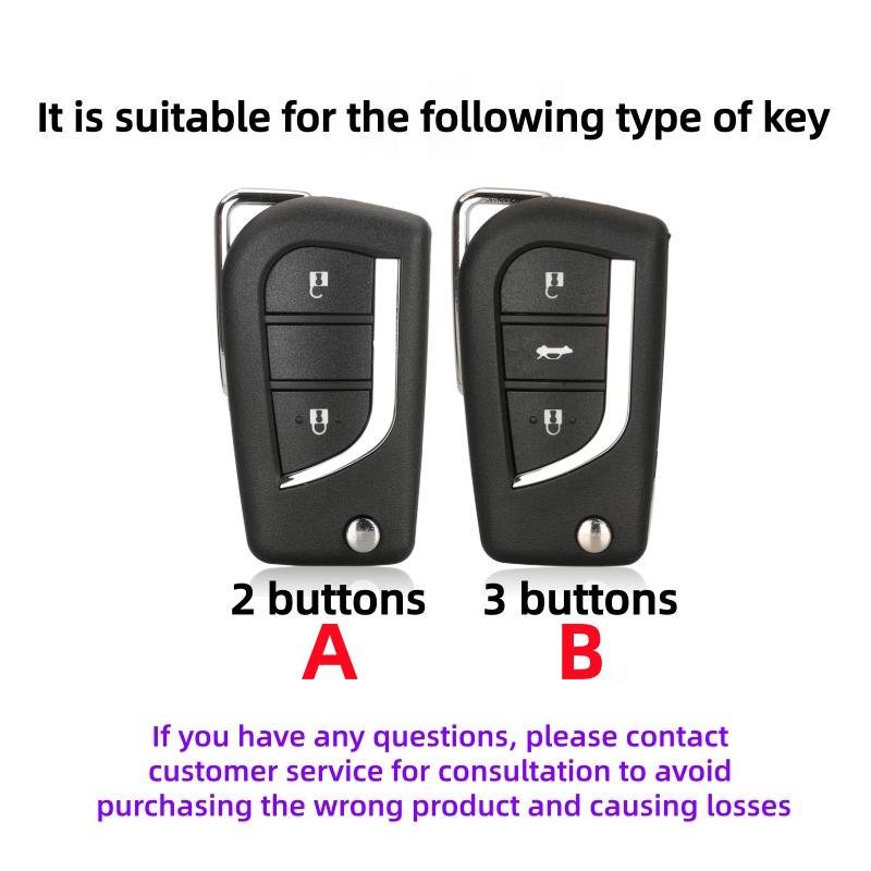 Diamant Auto Fernbedienung Schlüsselhülle Abdeckung Schutzschale Anhänger Für Toyota Aygo Yaris Highlander Camry Rav4 Forturner Hilux Auris Corolla Av