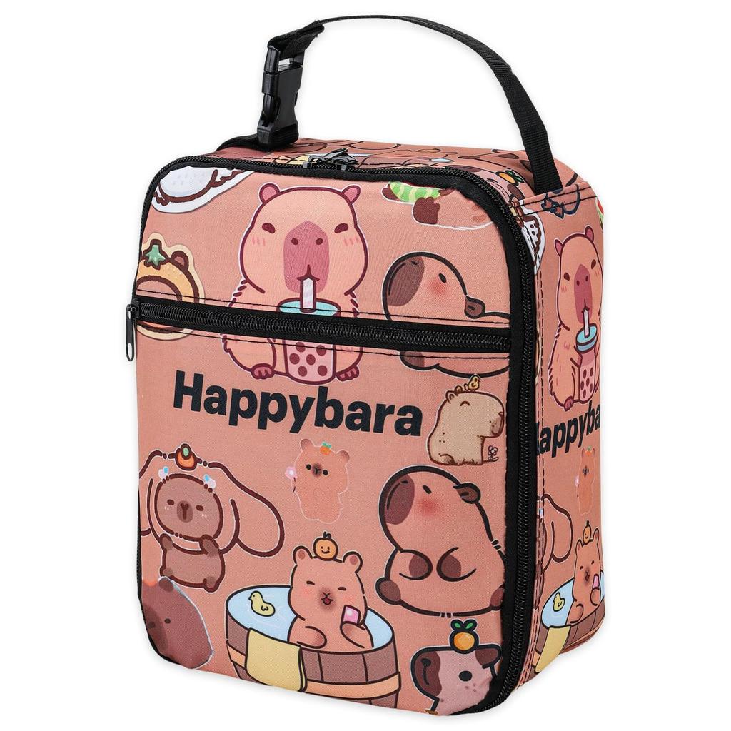 Children'S Cartoon Lunch Bag Large Capacity Lunch Box Bento Bag Thickened Aluminum Foil Portable Thermal Insulation Bag