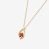 ESTELLE Necklace K10 Yellow Gold January Birthstone Garnet Teardrop Motif [ESTELLE] [Official] [WEB Exclusive] Women's 0452-8185-0019-0000