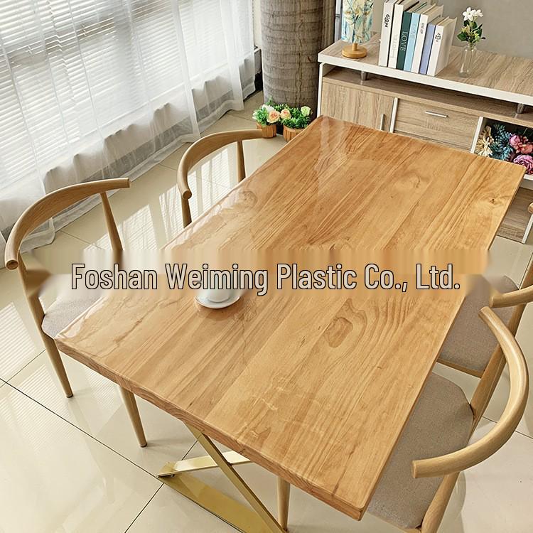 High-Temperature Resistant Waterproof PVC Transparent Table Mat