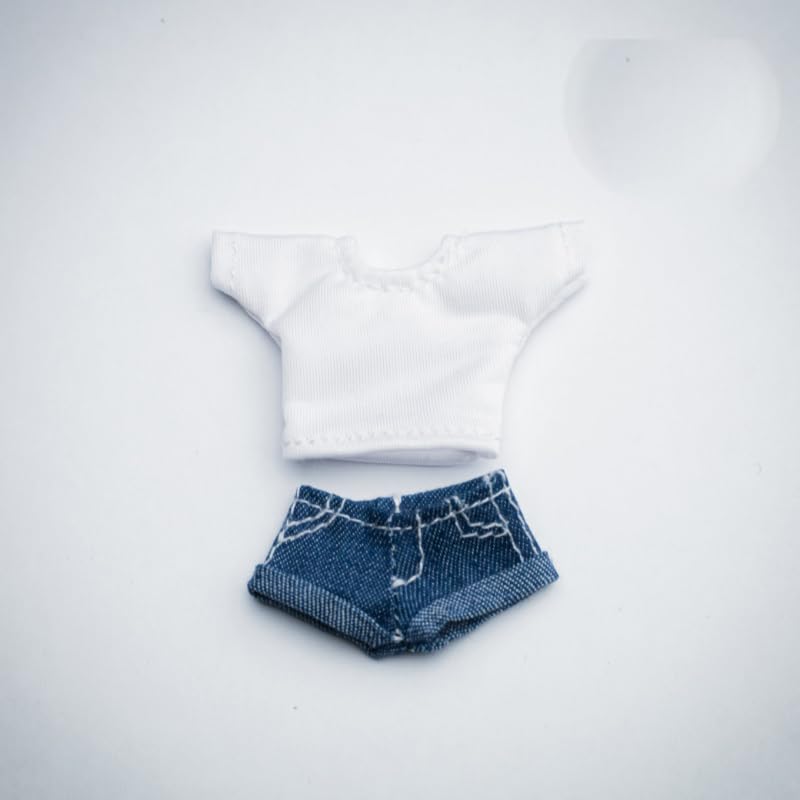 

Cute casual set Size scale Clothes for scale figure Machine Girl Armored Girl Movable Action Figure Soldier and body not 1/12 set, 1/12 1/12 figures. белый