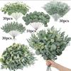 100pcs Artificial Eucalyptus Leaves Stems Eucalyptus Branches Artificial Plants for Home Wedding Decor