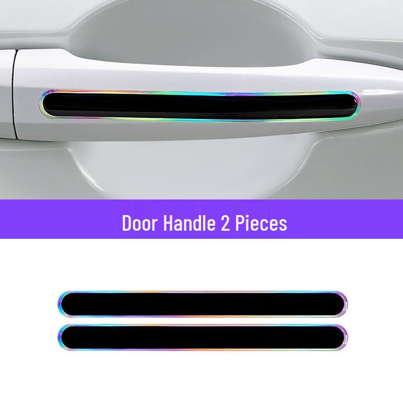 New Jishi 01 EV Seven-Color Epoxy Door Bowl Scratch-Resistant Bumper Strip Sticker
