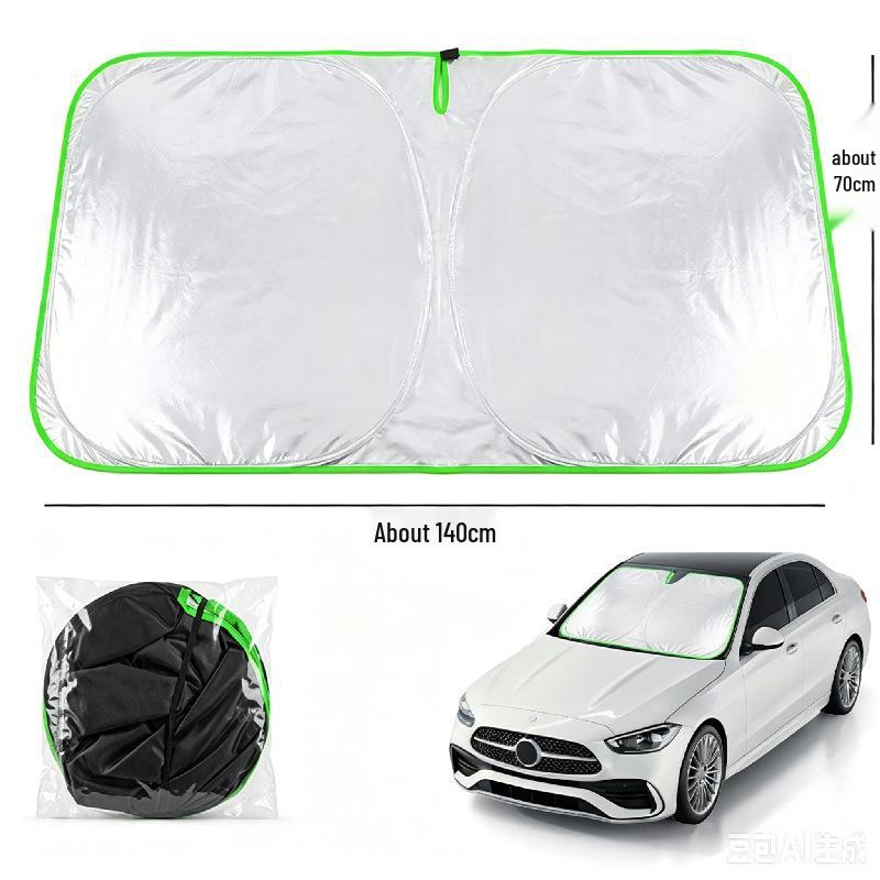 Static Adsorption Car Window Sunshade Curtain for Privacy and Sun Protection