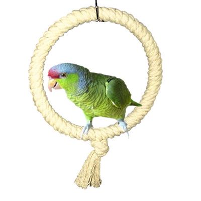 Papegaai Touw Schommel Staande Stang Huisdier Vogel Kauwen Klimmen Ring Speelgoed voor Kooi
