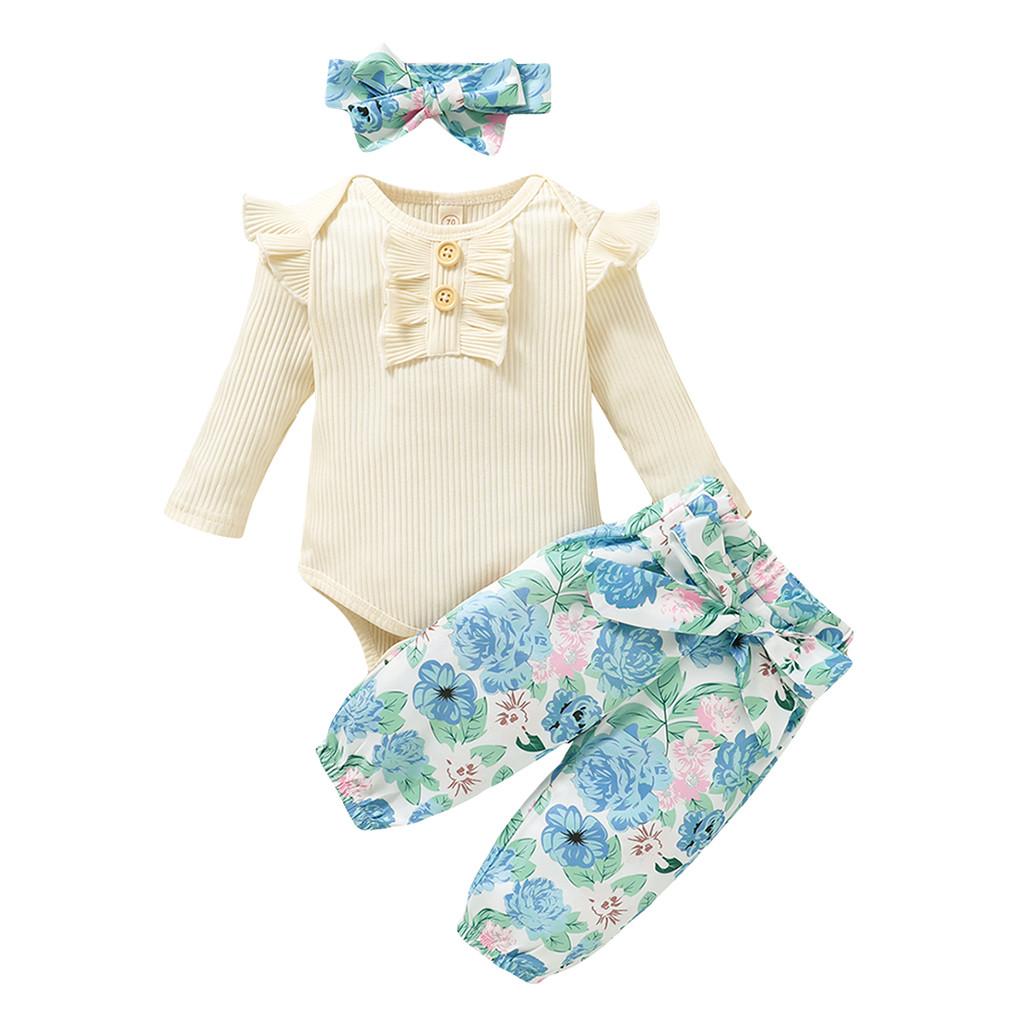 Borlai Kinder Baby Mädchen Langarm Top Schmetterling Print Hosen Kleine Schwester Große