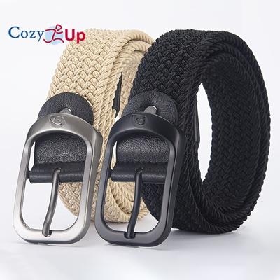 Cintura da uomo casual intrecciata elastica cintura sportiva da esterno cintura da donna arrampicata cintura da lavoro jeans tuta pantaloni da uomo e da donna universale