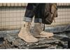 Men's Lightweight Breathable High-Top Desert Combat Boots for Outdoor Military Use